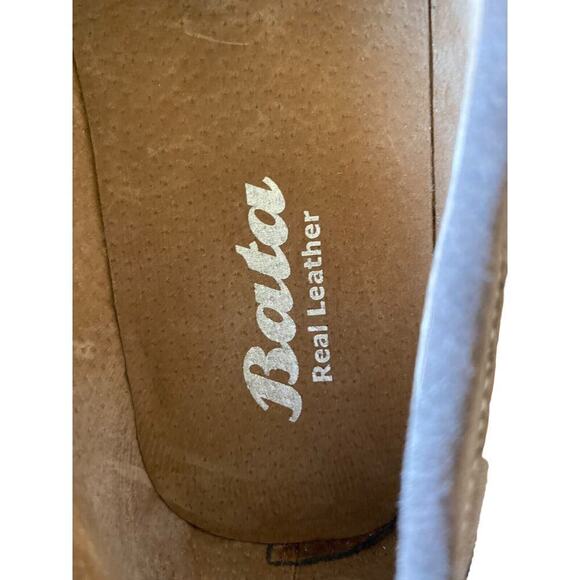 Bata Suede Leather Men Casual Shoes Loafers Leather Driving Moccasins Slip on main image 6